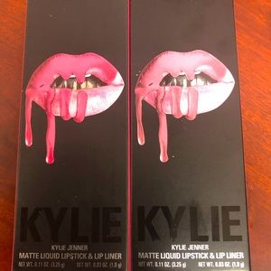 Kylie Lip Kits x 2 without lip liners